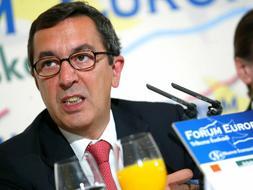 José Luis bilbao, durante la rueda de prensa. / Jordi Alemany