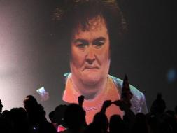 La escocesa Susan Boyle en la final del concurso. / AP Photo