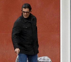 Antonio Puerta, a su salida de la cárcel de Estremera. / EFE
