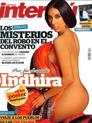 Indhira, portada de 'Interviú' | El Correo