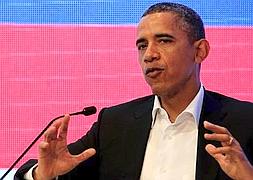 Obama, hoy, en una intervención durante al Cumbre de las Américas. / EFE