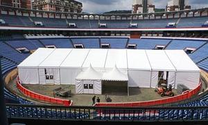 Una gran carpa acoge el evento gastronómico en Vista Alegre./ M. Bartolomé