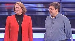 Los ganadores Pablo y María. /A3