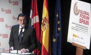 Mariano Rajoy, en el discurso de clausura del Foro./ Efe