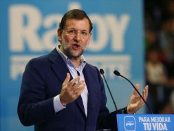 MADRID. Rajoy interviene en el acto de clausura de la conferencia política de su partido. / AFP