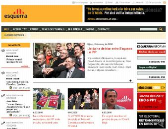 Criticas de ERC a PSOE y PP con «niña»