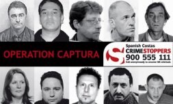 Fotografías de los delincuentes prófugos que podrían residir en la Costa Blanca. / EFE .