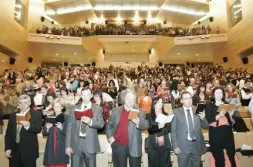 Unos 1.000 testigos de Jehová celebran su reunión anual provincial en Logroño. / S. E.