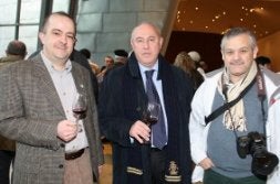 Txema García, César Gil y Daniel García. / FOTOS: PEDRO URRESTI