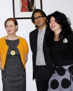 Sylvia Sastre, Ignacio Argandoña y Amparo Castrillo. / M. HERREROS