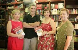 Mari Luz Duyos, Roberto Fernández de Pinedo, Antonia Linares y Nati de la Puerta.