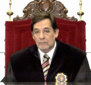 Juan Luis Ibarra, durante un acto de apertura del año judicial. ::
EFE