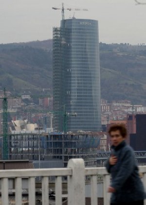 Imagen de la Torre Iberdrola, el techo de Euskadi. ::                             PEDRO URRESTI