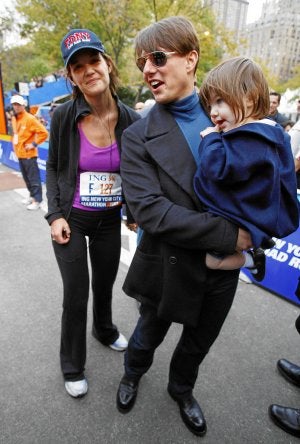 La familia, en el marantón de Nueva York de 2007. /Reuters
