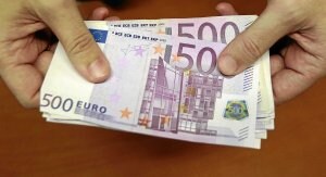 La circulación de billetes de 500 euros en España es cada vez más reducida.