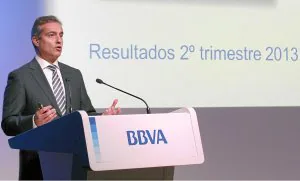 Ángel Cano, en la presentación de los resultados del BBVA. /Efe