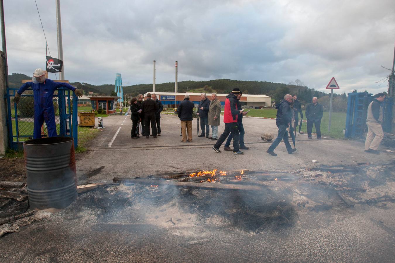 Manifestación en Renedo