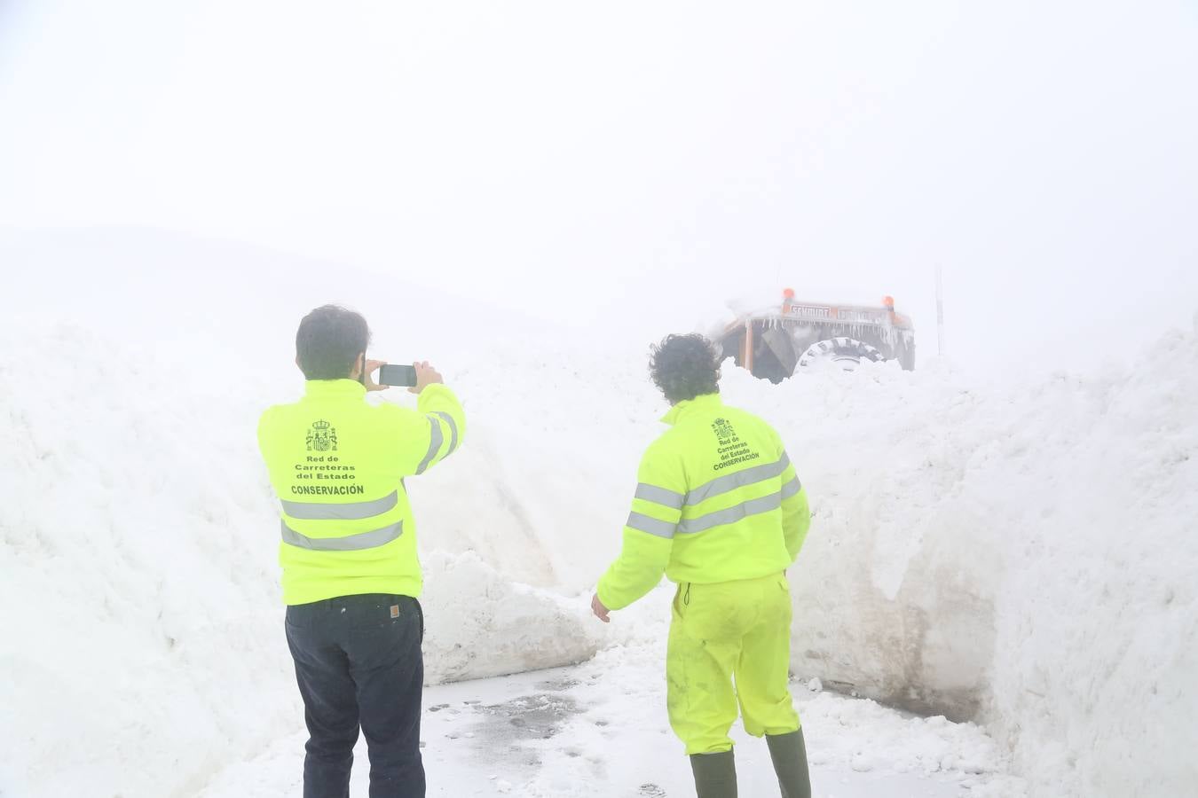 Cuatro metros de nieve en el Escudo