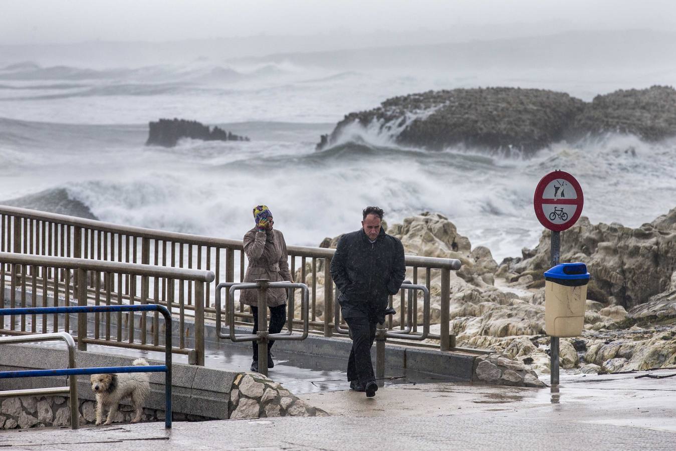 Temporal en la Virgen del Mar