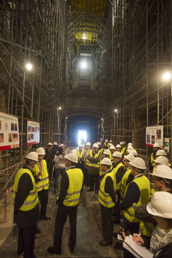 La rehabilitación de la iglesia edel Seminario Mayor