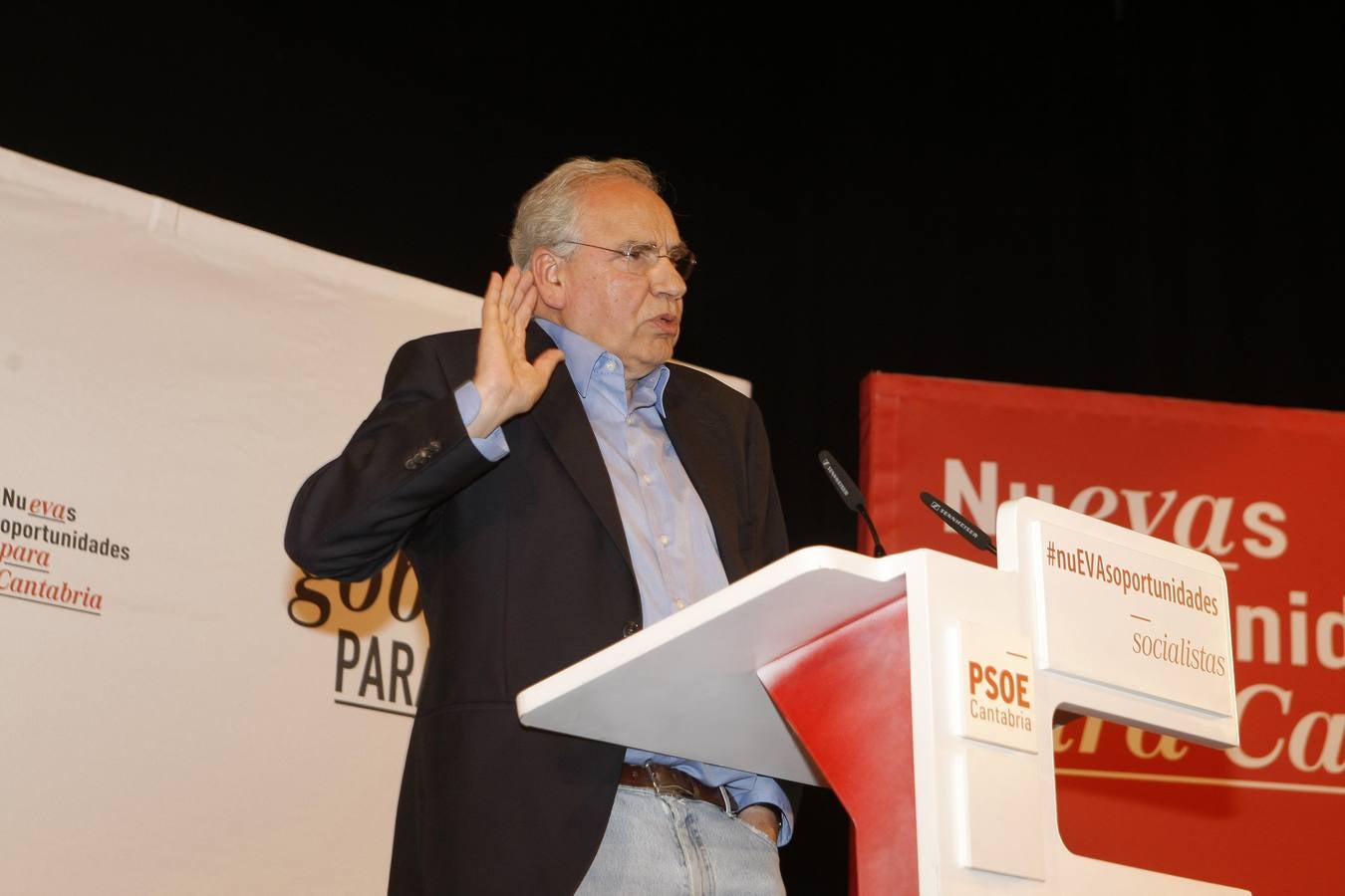 Mitin de Alfonso Guerra en Torrelavega