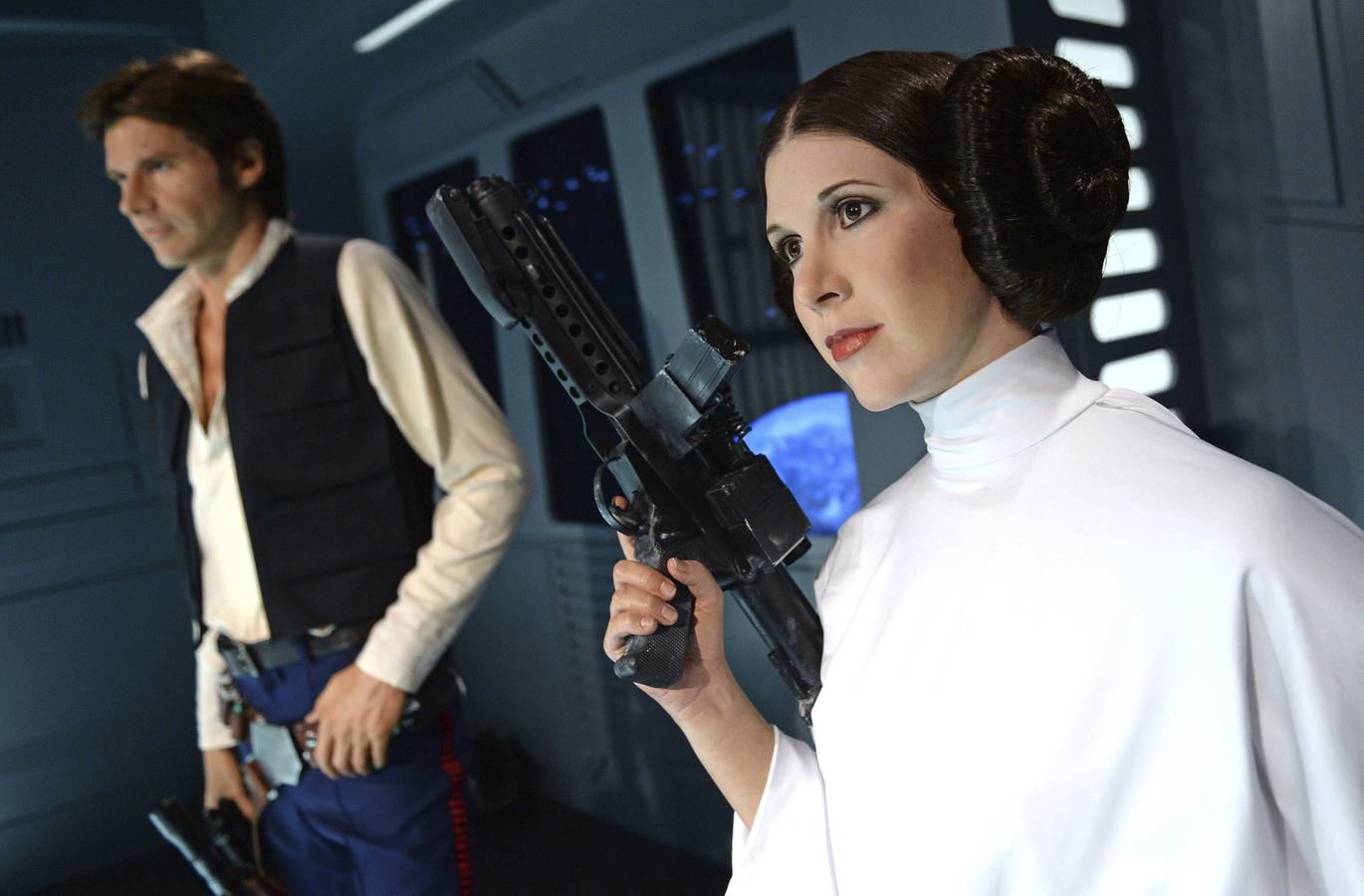 Asombrosas figuras de cera de los personajes de Star Wars en el Madame Tussauds