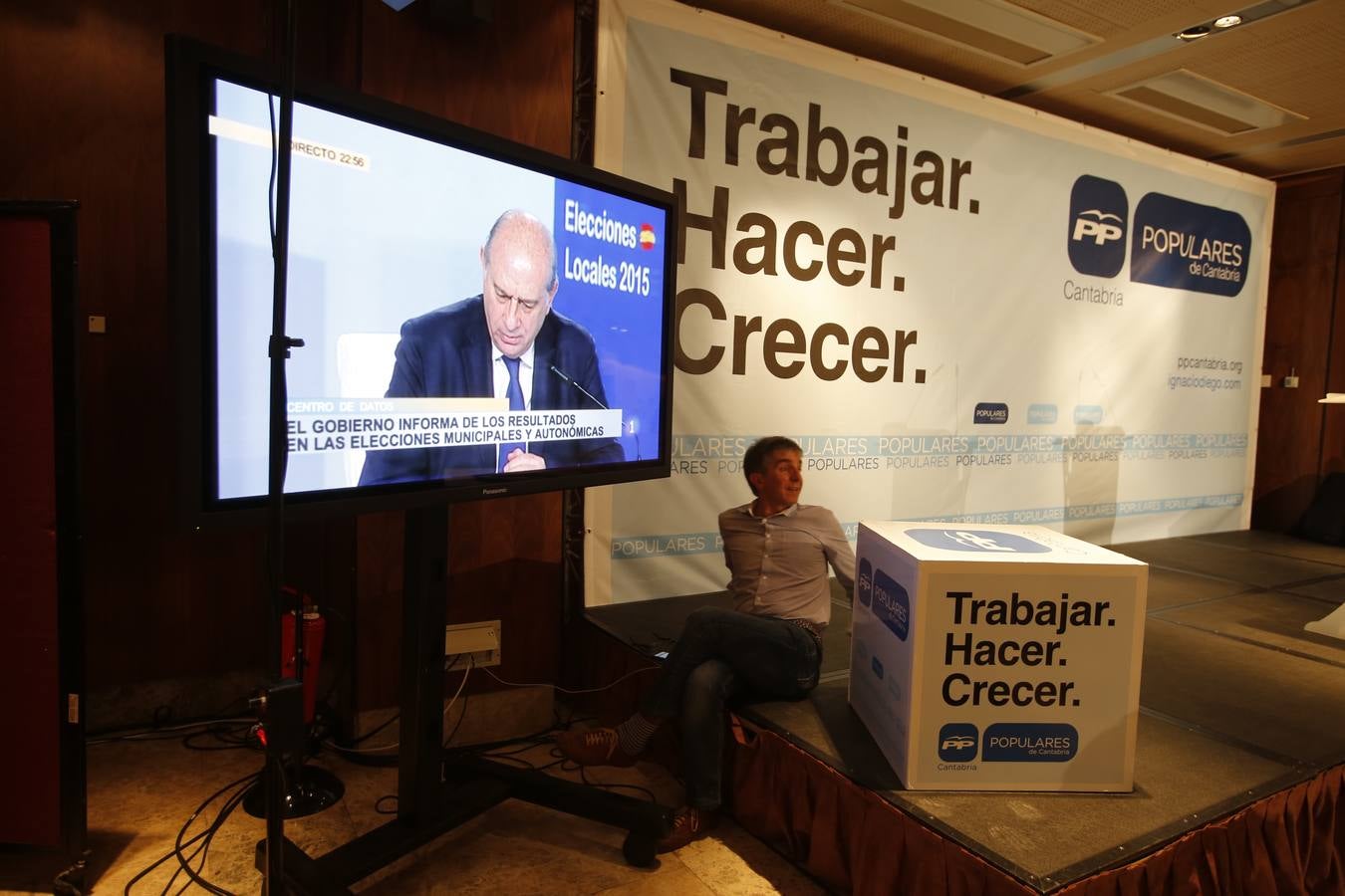 La noche electoral en el PP