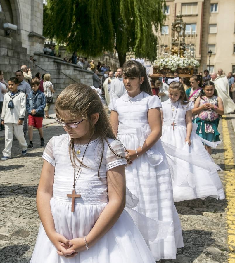 Procesión del Corpus Cristi en Santander