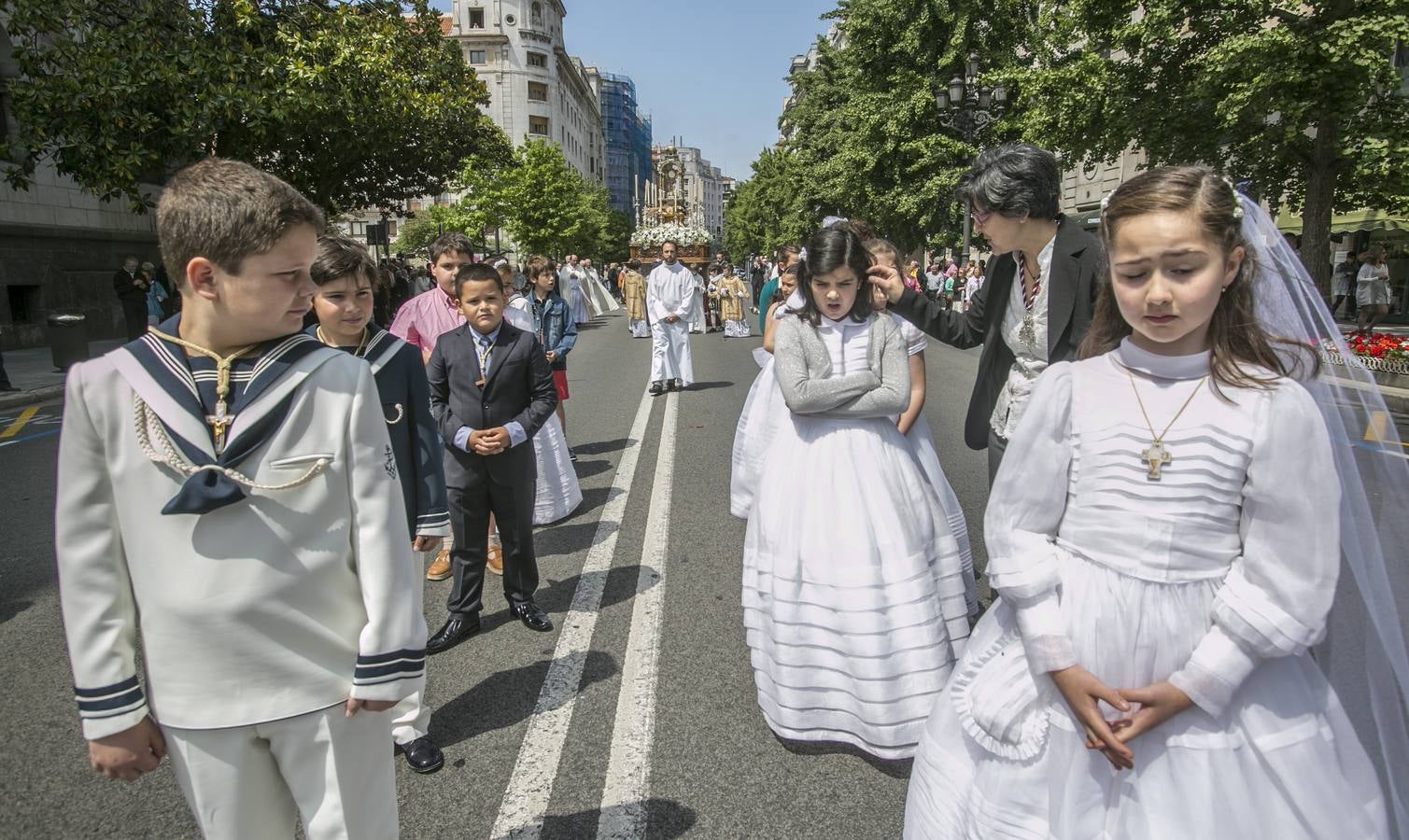 Procesión del Corpus Cristi en Santander