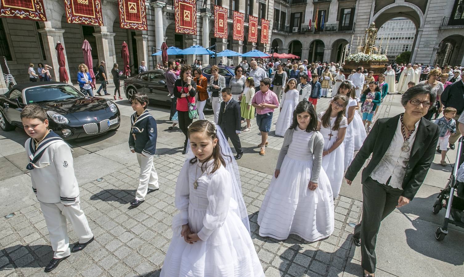 Procesión del Corpus Cristi en Santander