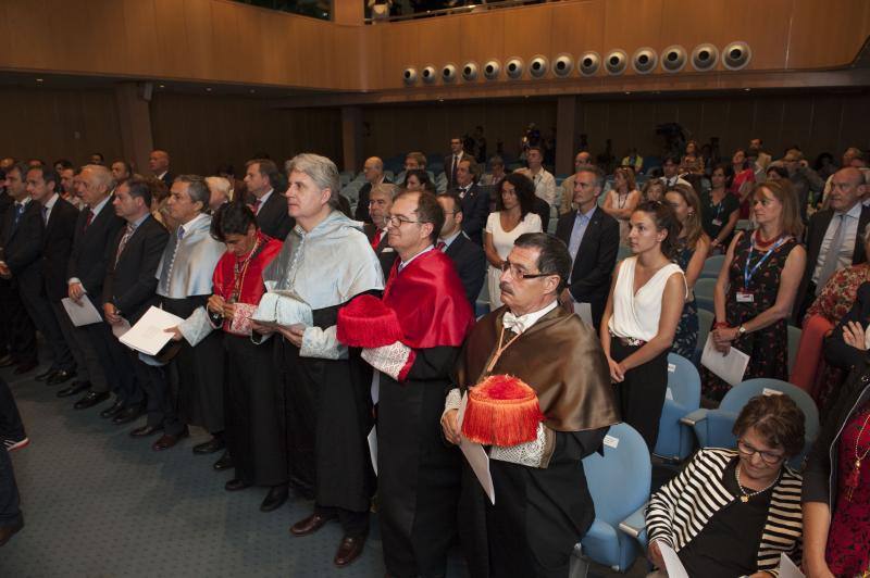 Inauguración de los cursos de verano de la UIMP, con Méndez Vigo
