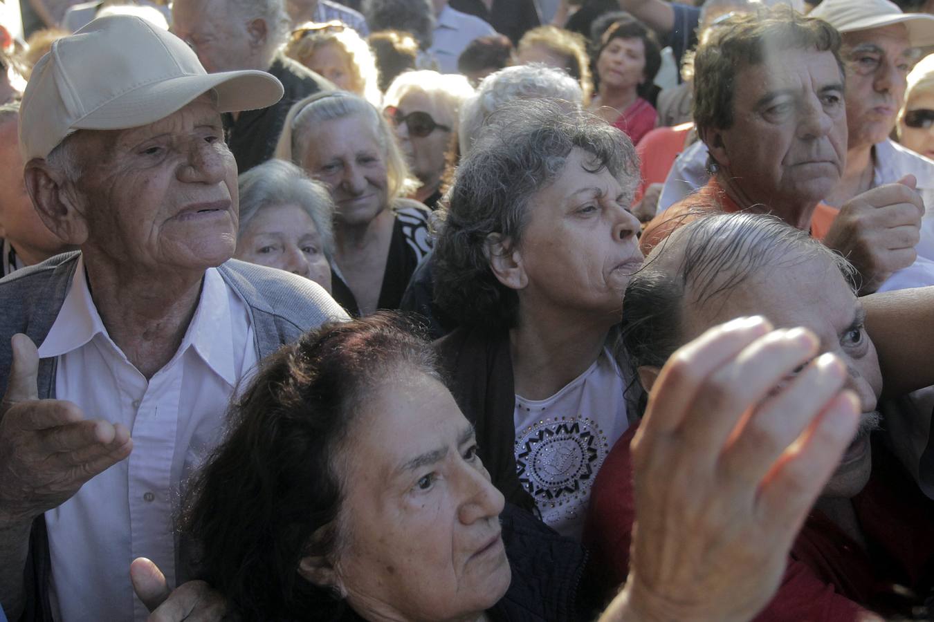 Caos entre los pensionistas griegos