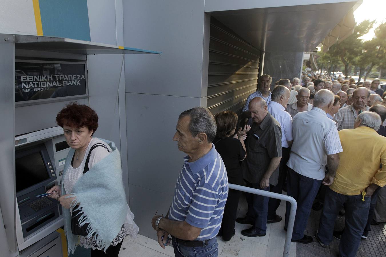 Caos entre los pensionistas griegos