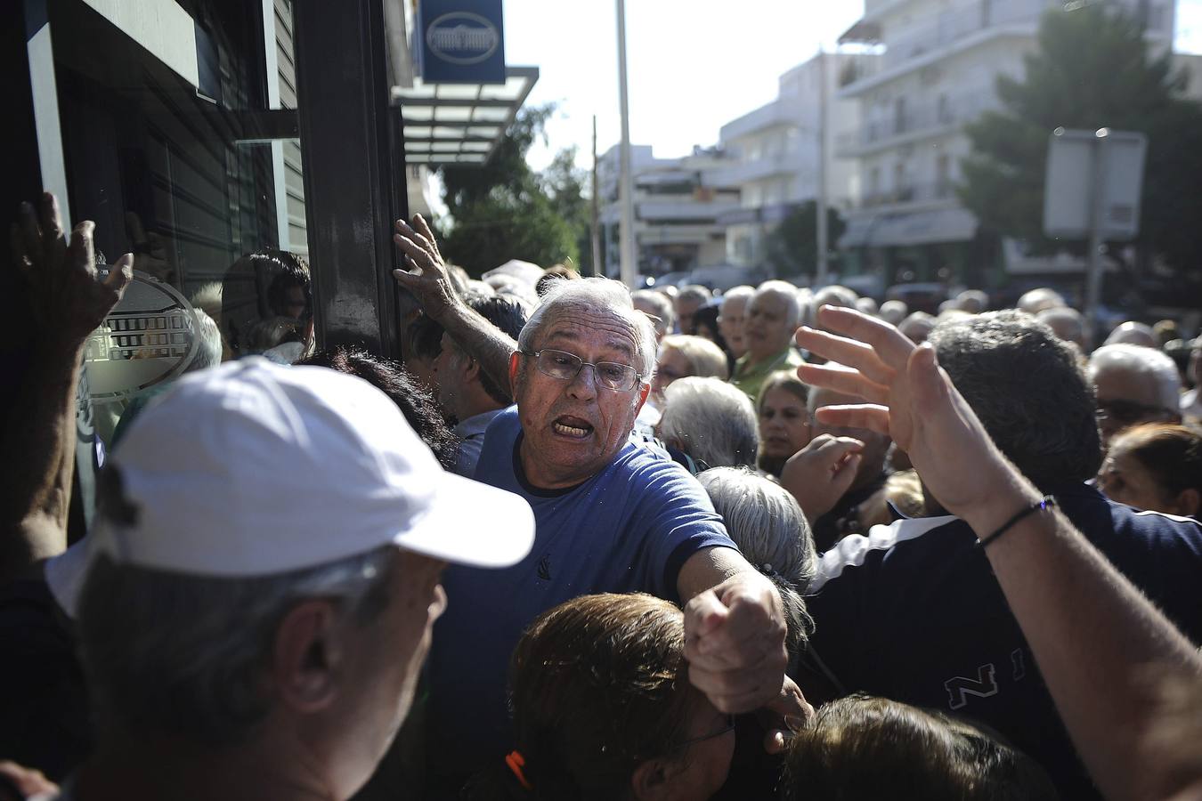 Caos entre los pensionistas griegos