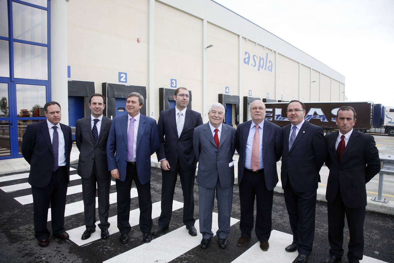2010. Inauguración del centro logístico de ASPLA en el Parque Empresarial Besaya de Reocín
