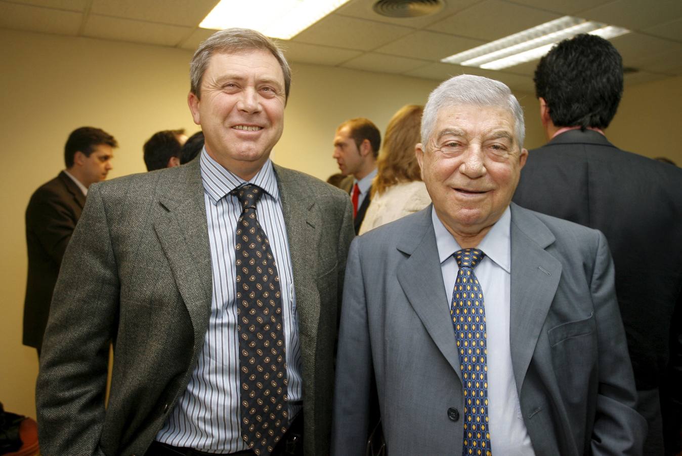 2012. Armando Alvarez Villanueva (d) y su hijo José Ramón Alvarez Ribalaygua, nuevo presidente del grupo de empresas Armando Alvarez