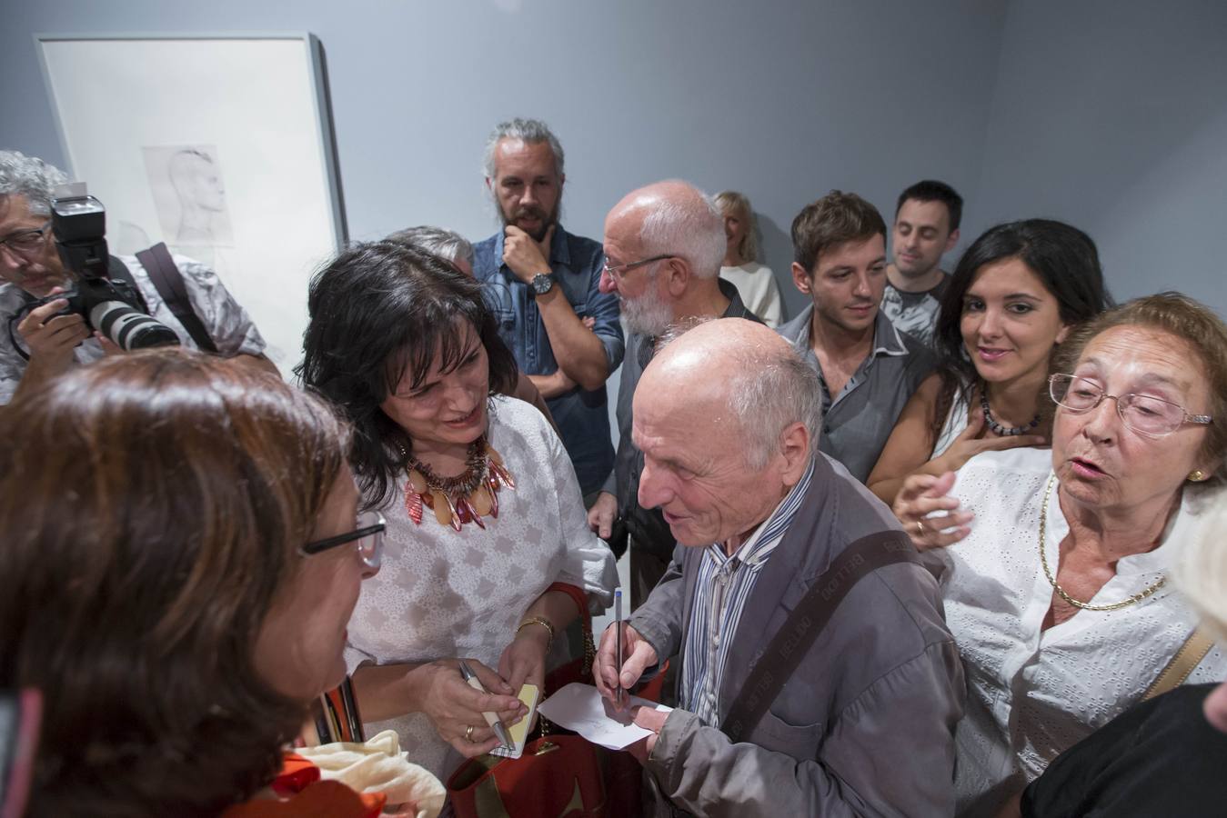 Una multitud arropa a Antonio Lopez en &#039;Robayera&#039;