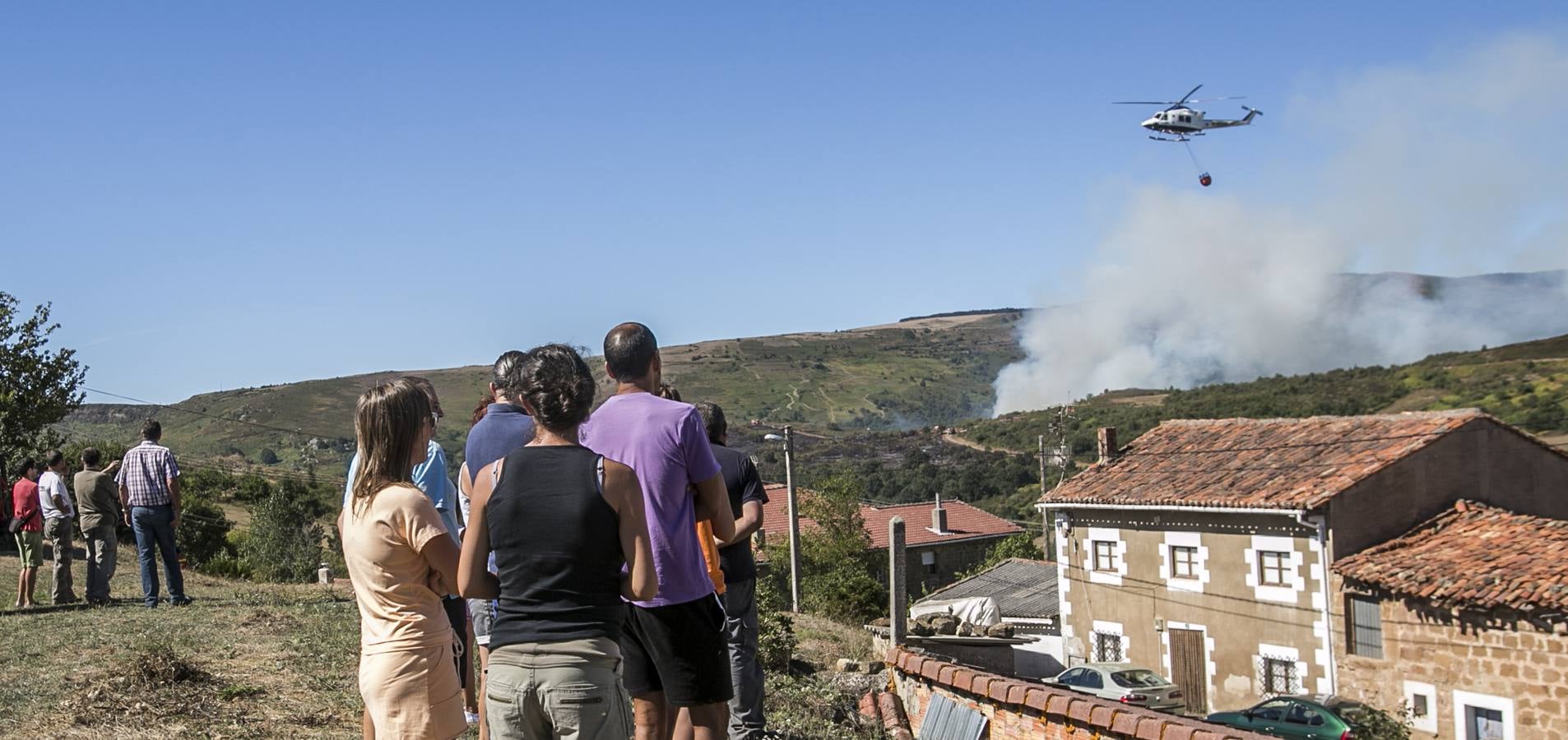 Segunda jornada de lucha contra el fuego