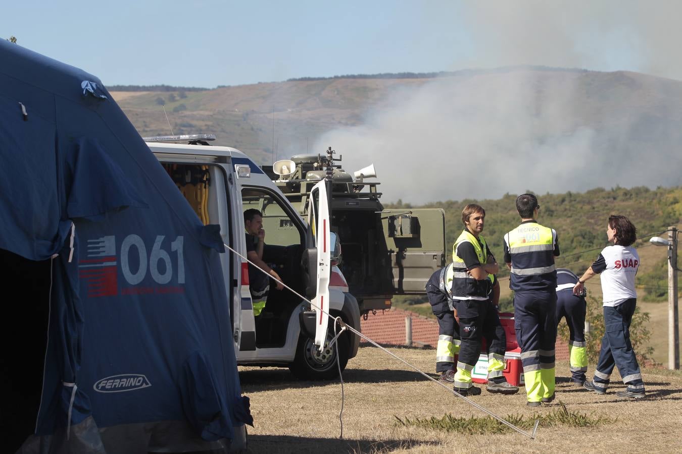 Segunda jornada de lucha contra el fuego