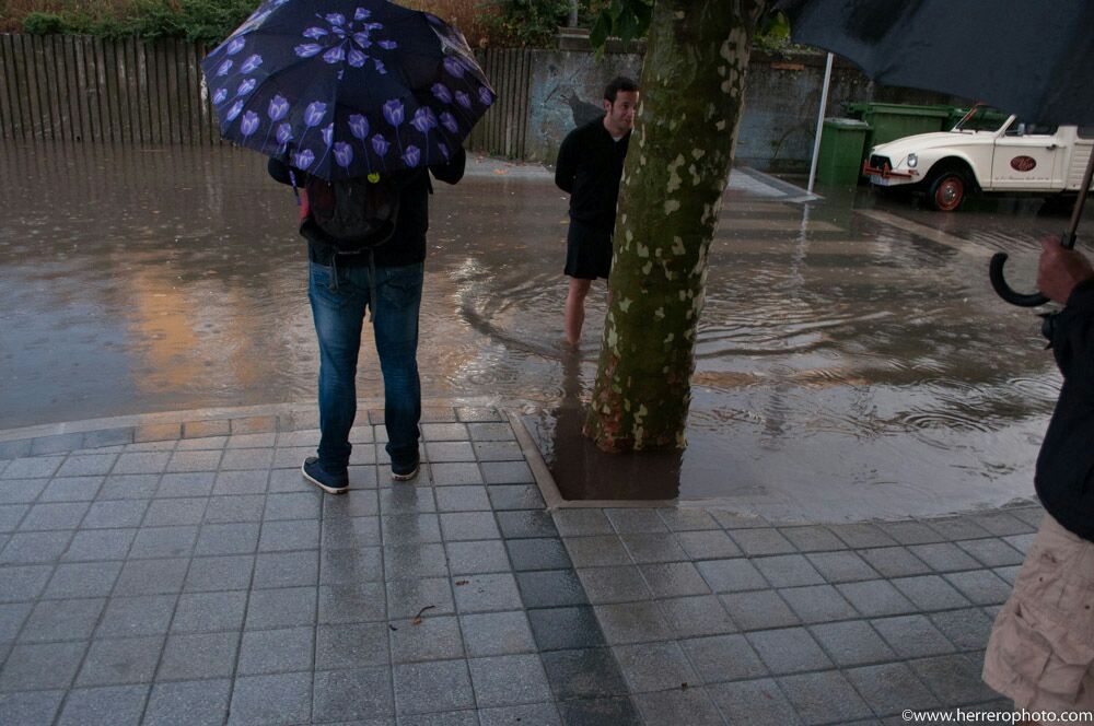Reinosa, afectada por las lluvias