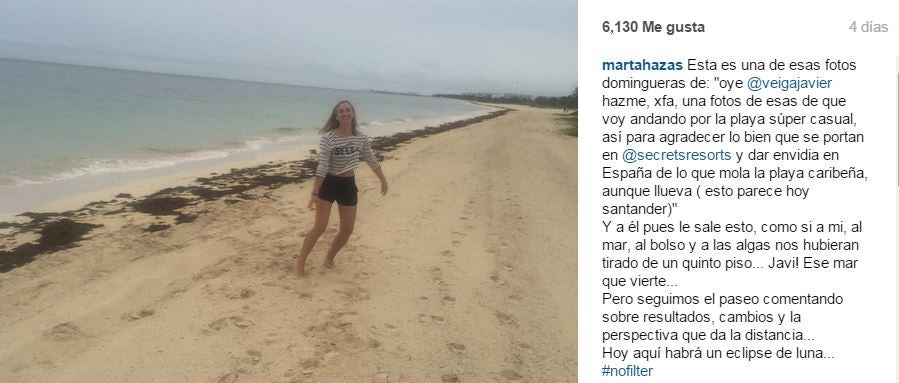 Marta Hazas hace las Américas de morena
