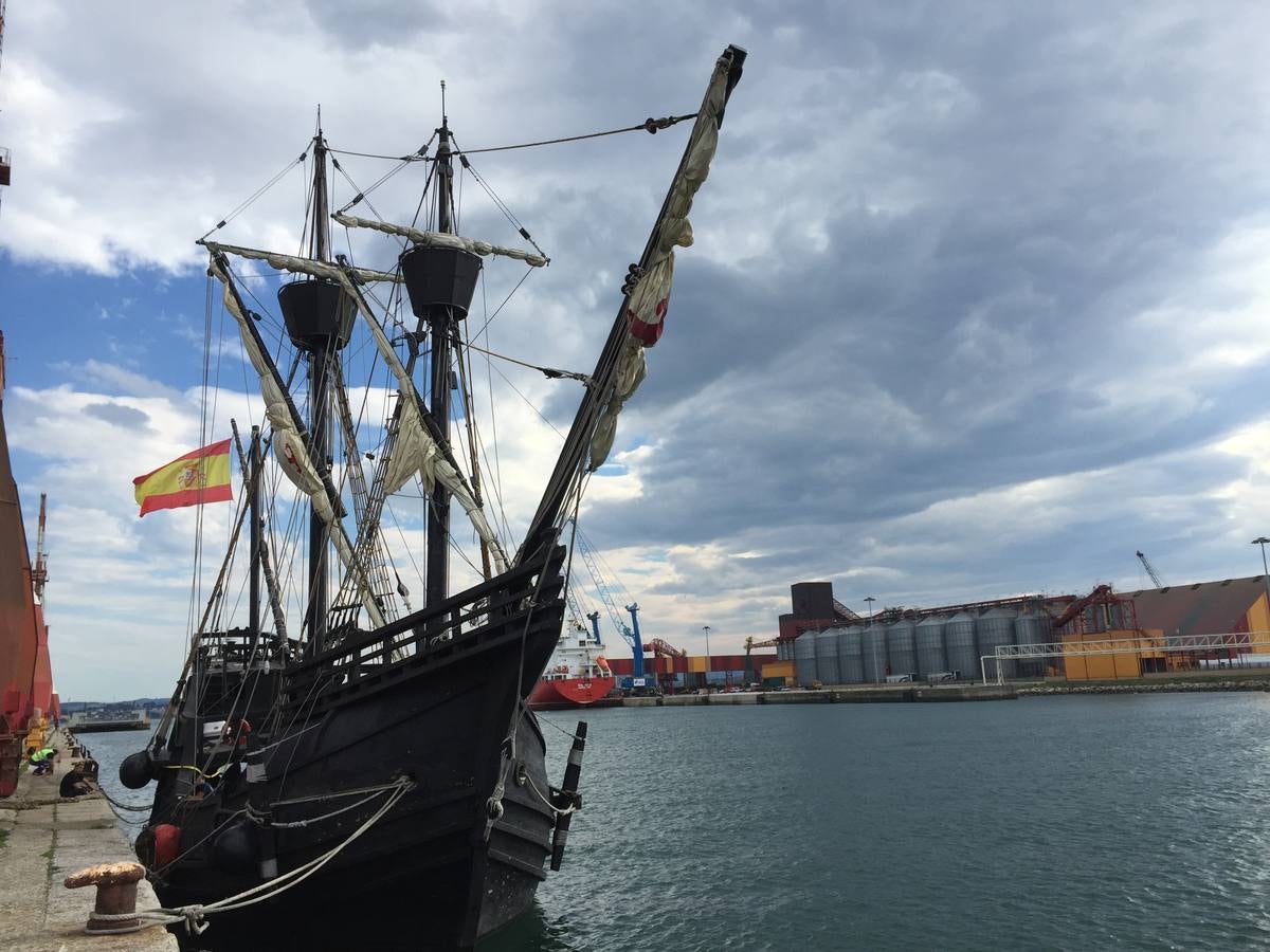 La Nao Victoria ya está en Santander