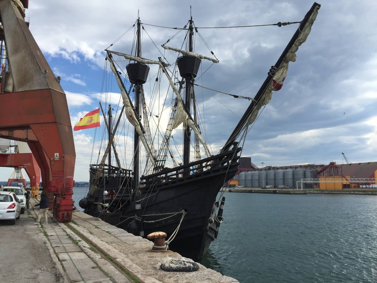 La Nao Victoria ya está en Santander