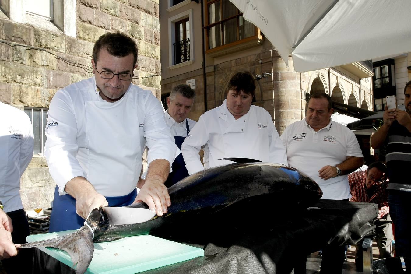Ronqueo de atún en Torrelavega