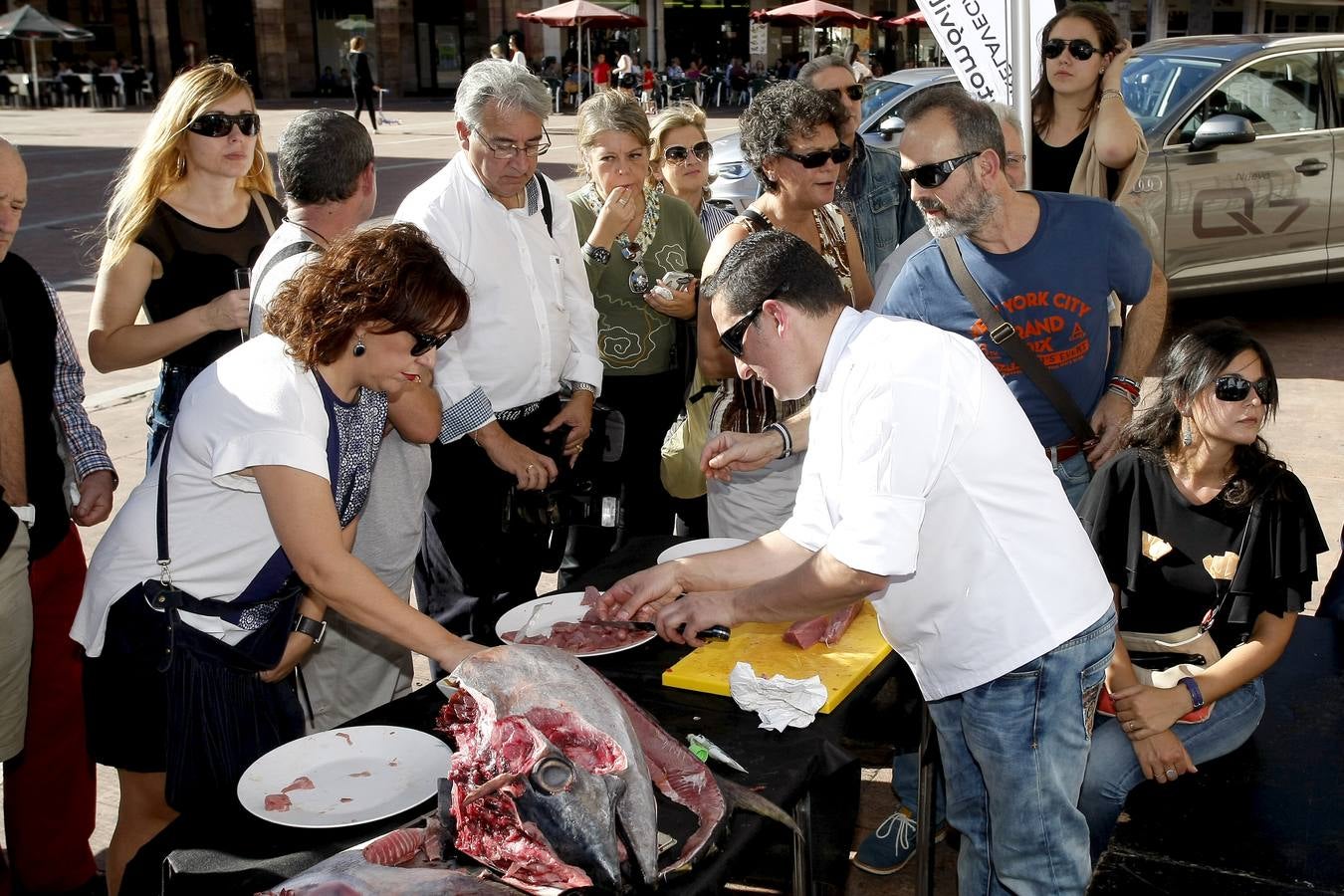 Ronqueo de atún en Torrelavega