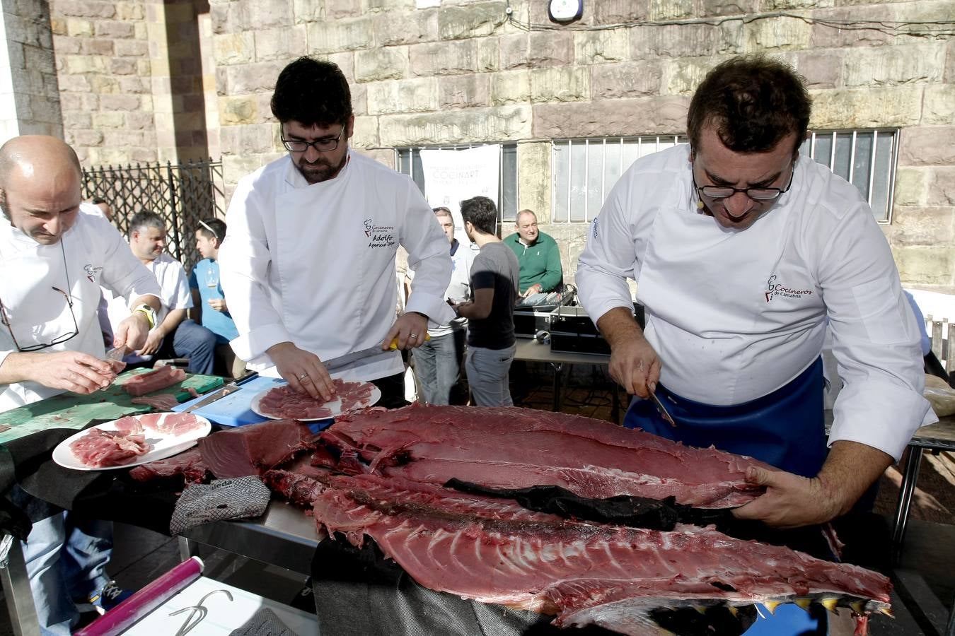 Ronqueo de atún en Torrelavega