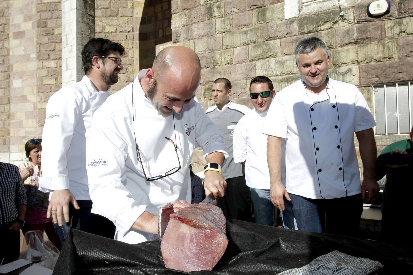 Ronqueo de atún en Torrelavega