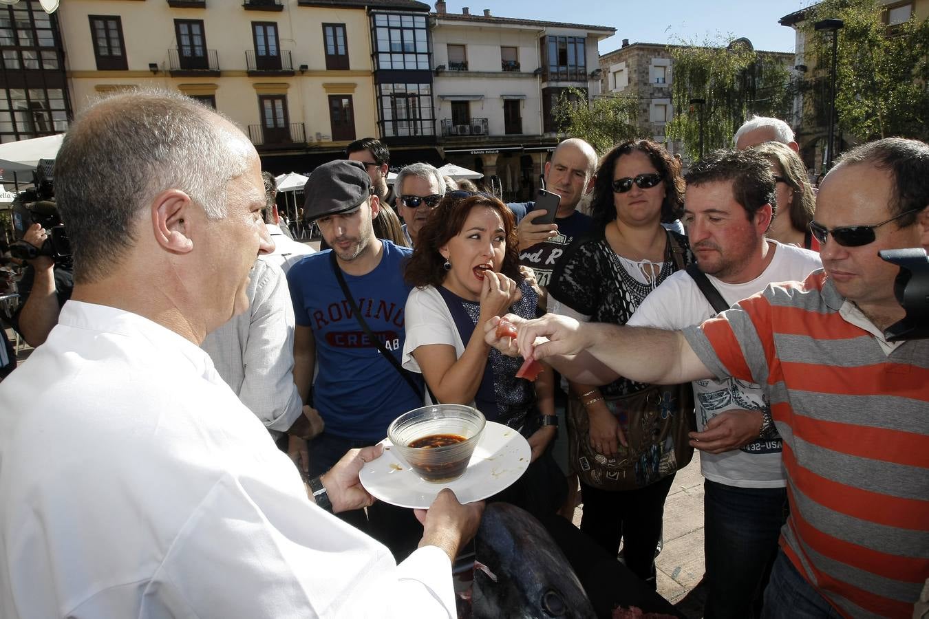 Ronqueo de atún en Torrelavega