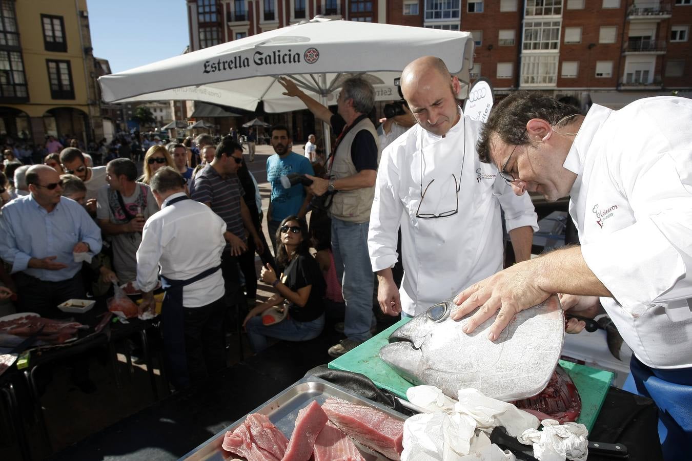 Ronqueo de atún en Torrelavega