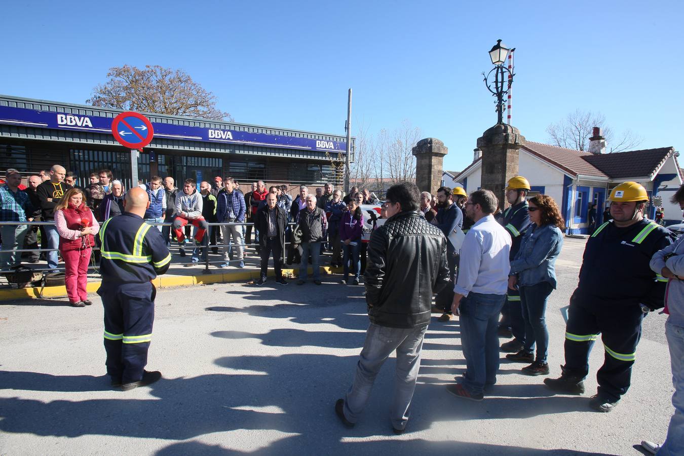 Protesta de los trabajadores de Gerdau en Reinosa
